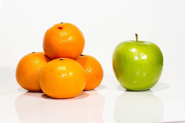 Apples vs oranges